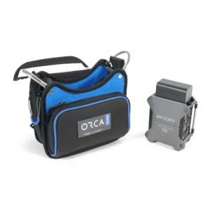 ORCA OR-268 Low Profile Audio Mixer Bag for Zoom F6: the bag from the front corner.