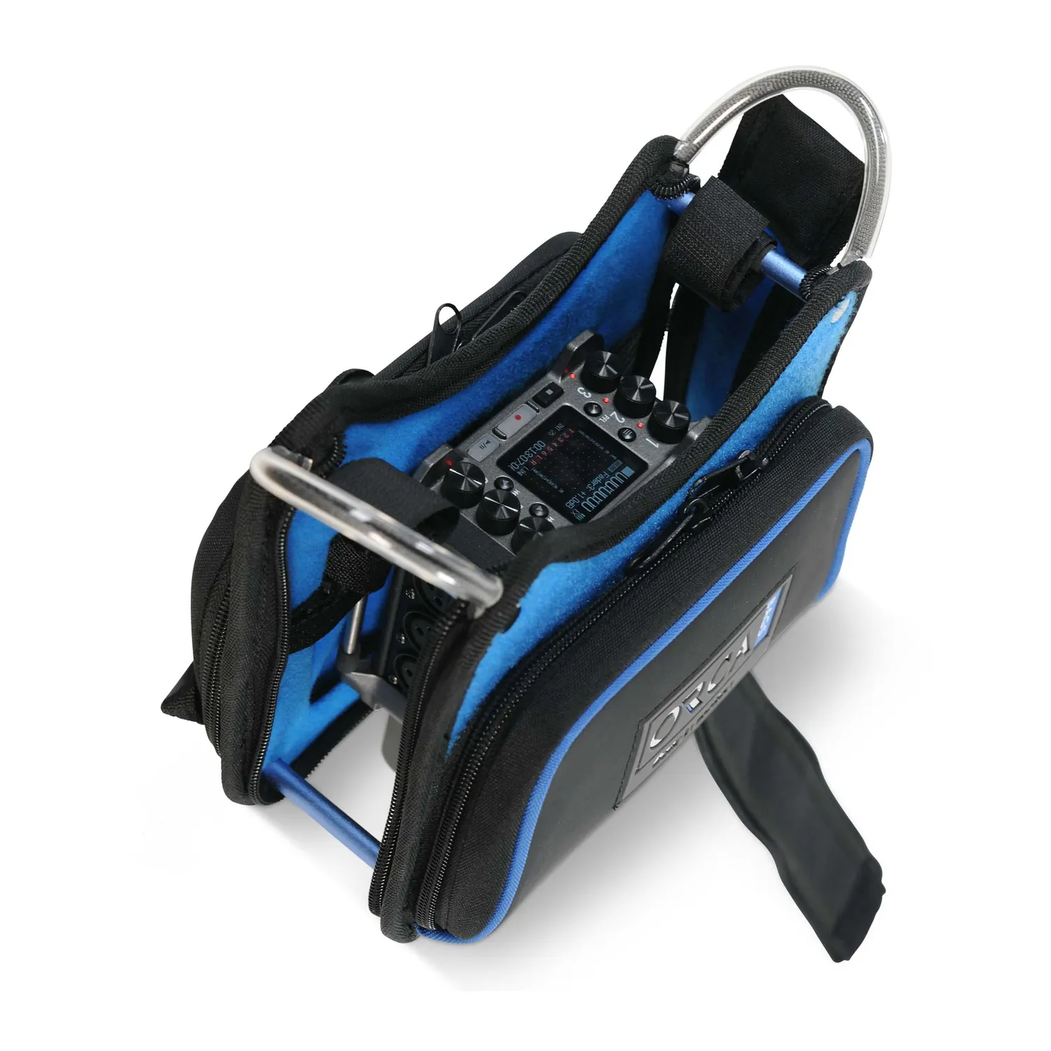 ORCA OR-268 Low Profile Audio Mixer Bag for Zoom F6: the side opened.
