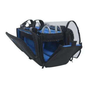 ORCA OR-27 Small Audio Mixer Bag for Zoom F4: the bag opened at the side.