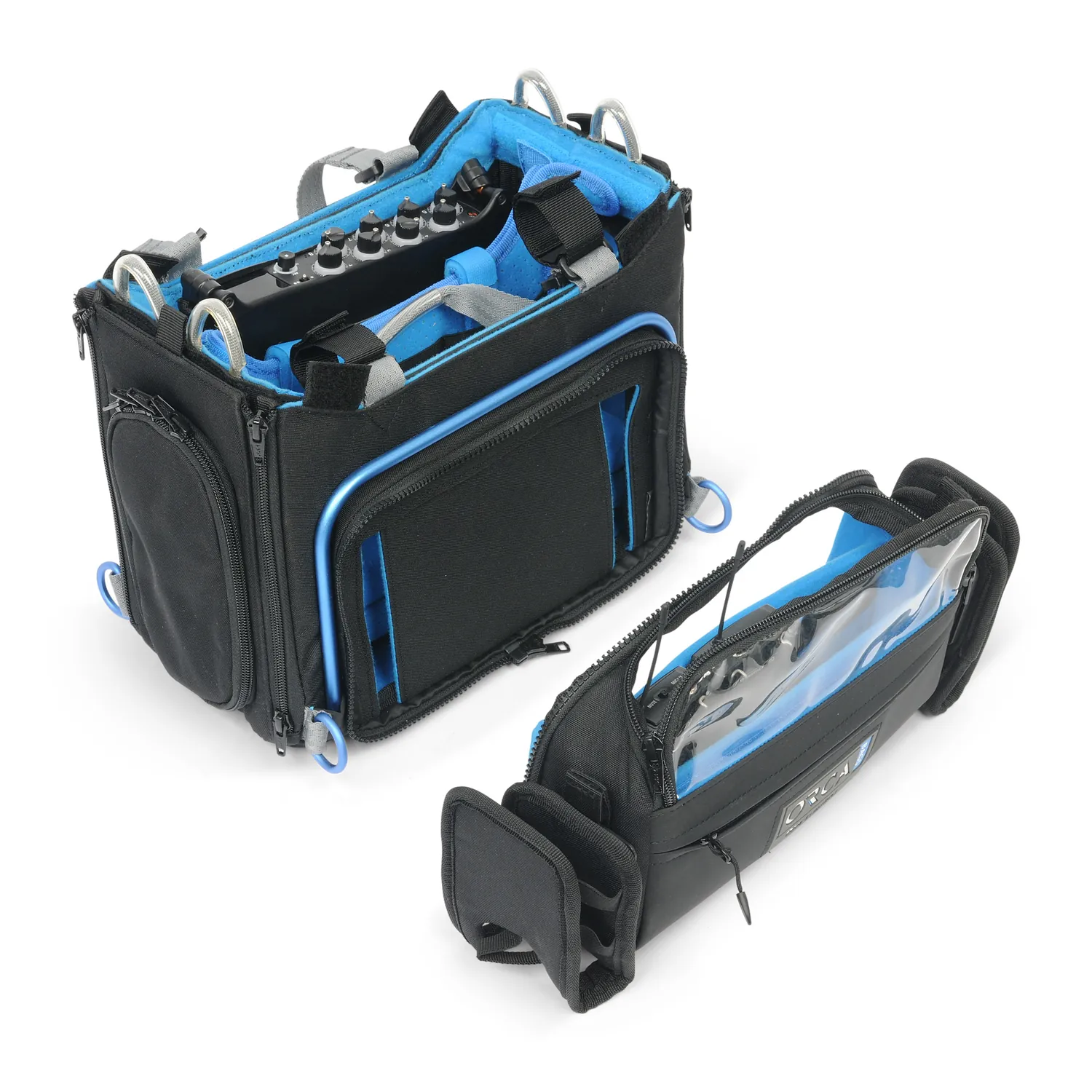 ORCA OR-330 Audio Mixer Bag for Zaxcom Nova and Sound Devices 888: the front pocket detached.