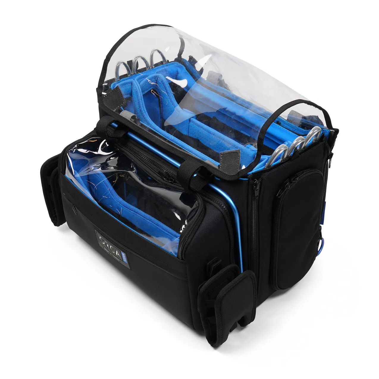 ORCA OR-332 Premium Audio Mixer Bag for Scorpio, 888, and 688: the clear top cover.