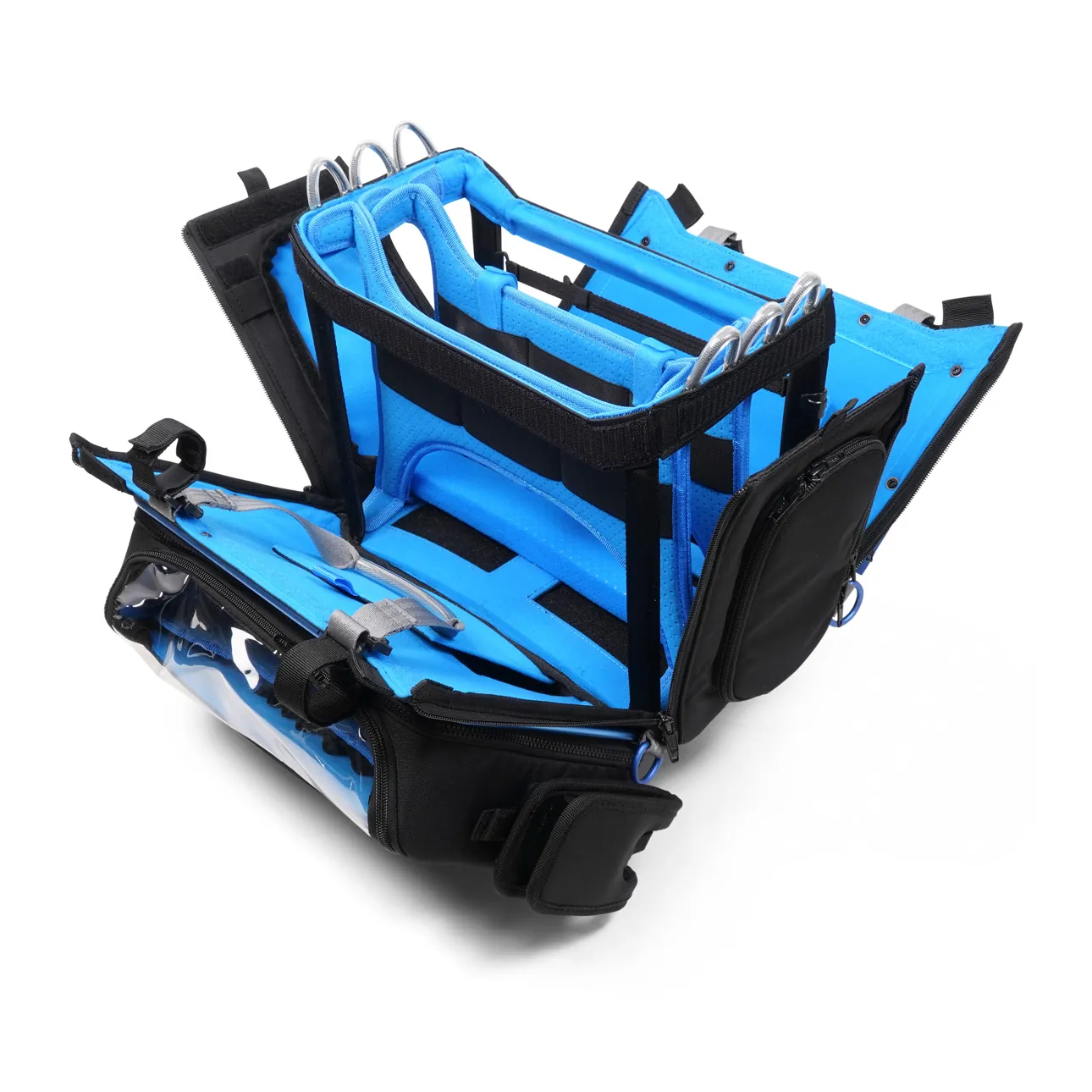 ORCA OR-332 Premium Audio Mixer Bag for Scorpio, 888, and 688: the bag opened on every side.