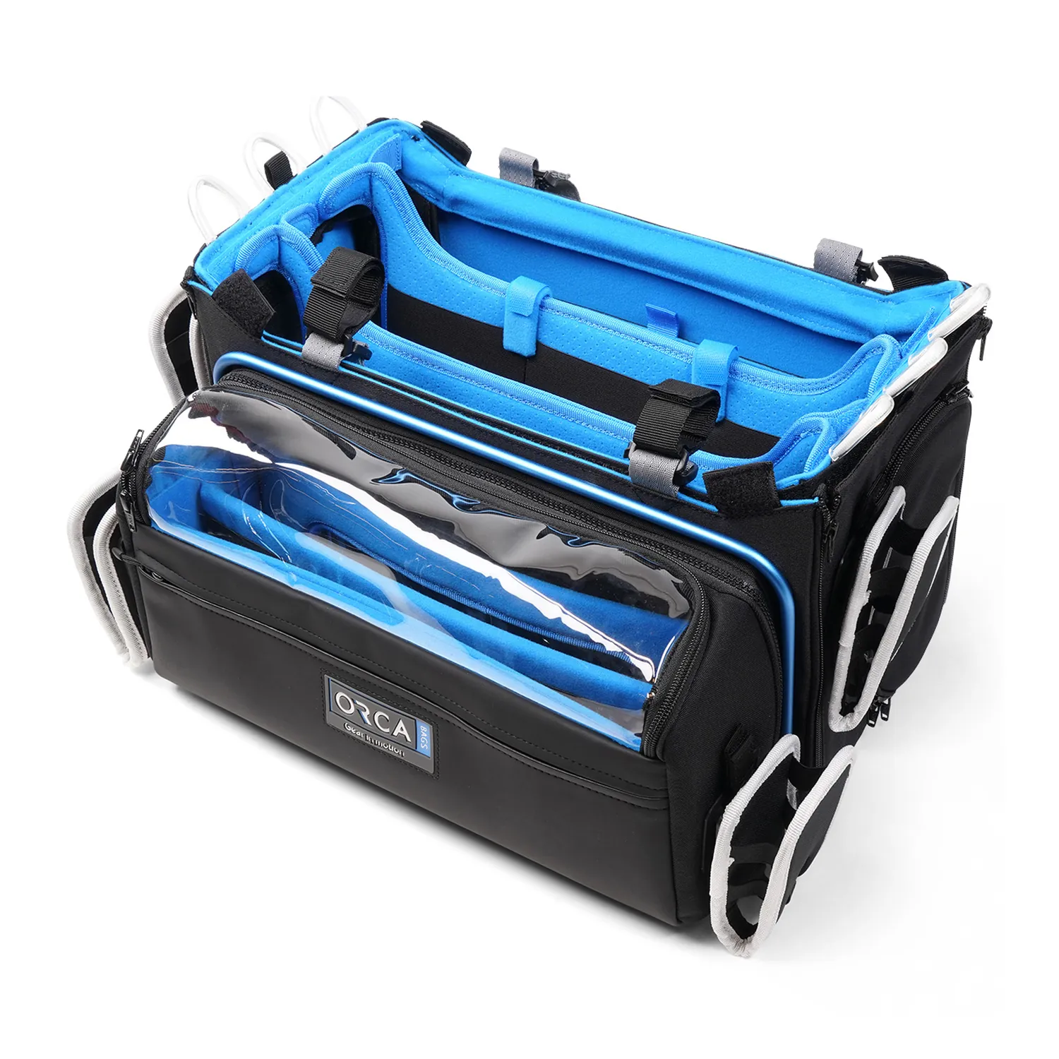 ORCA OR-334 Premium Audio Mixer Bag for Scorpio and Deva 24: the empty bag from the front corner.