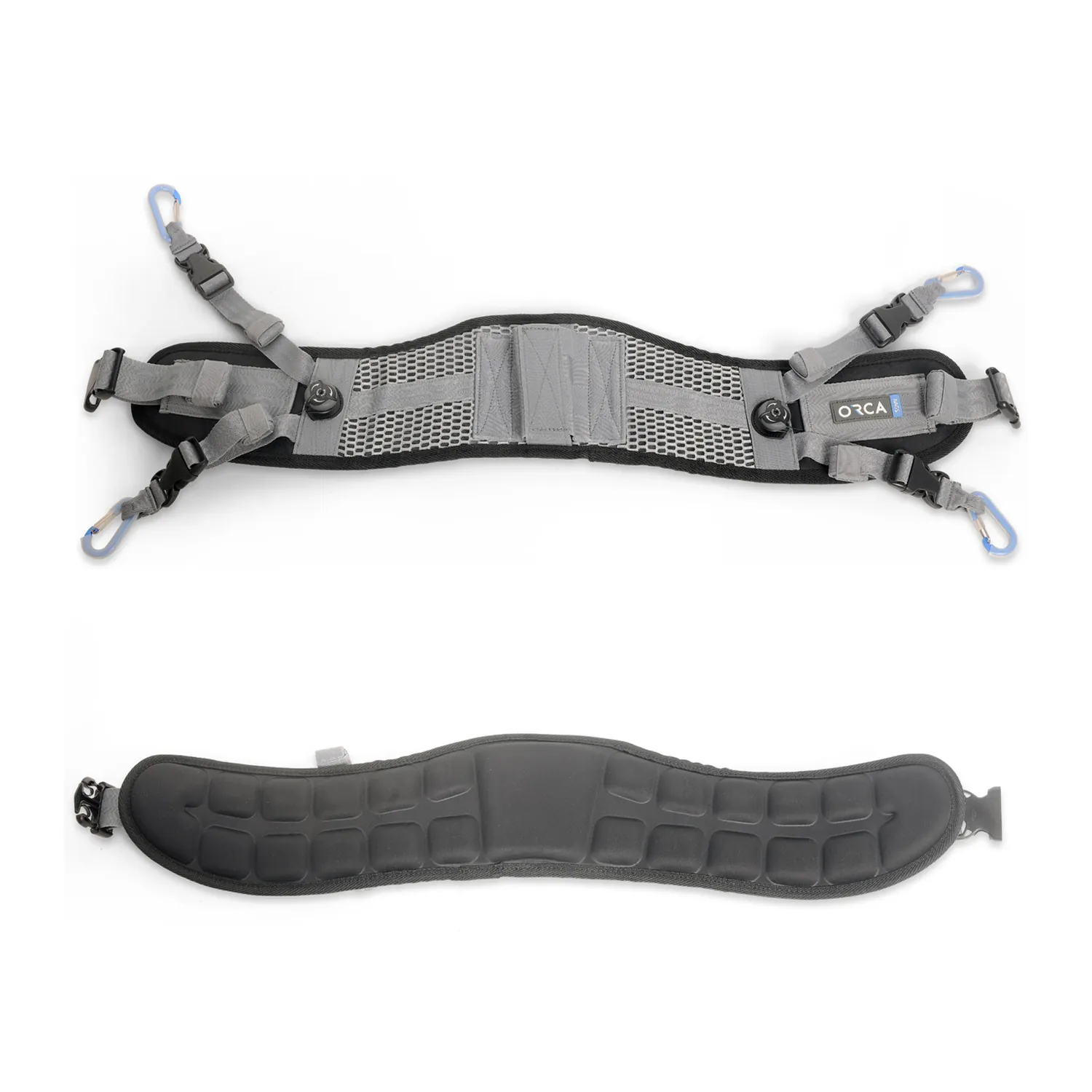 ORCA OR-370 Advanced Audio Waist Belt: the belt laid flat.