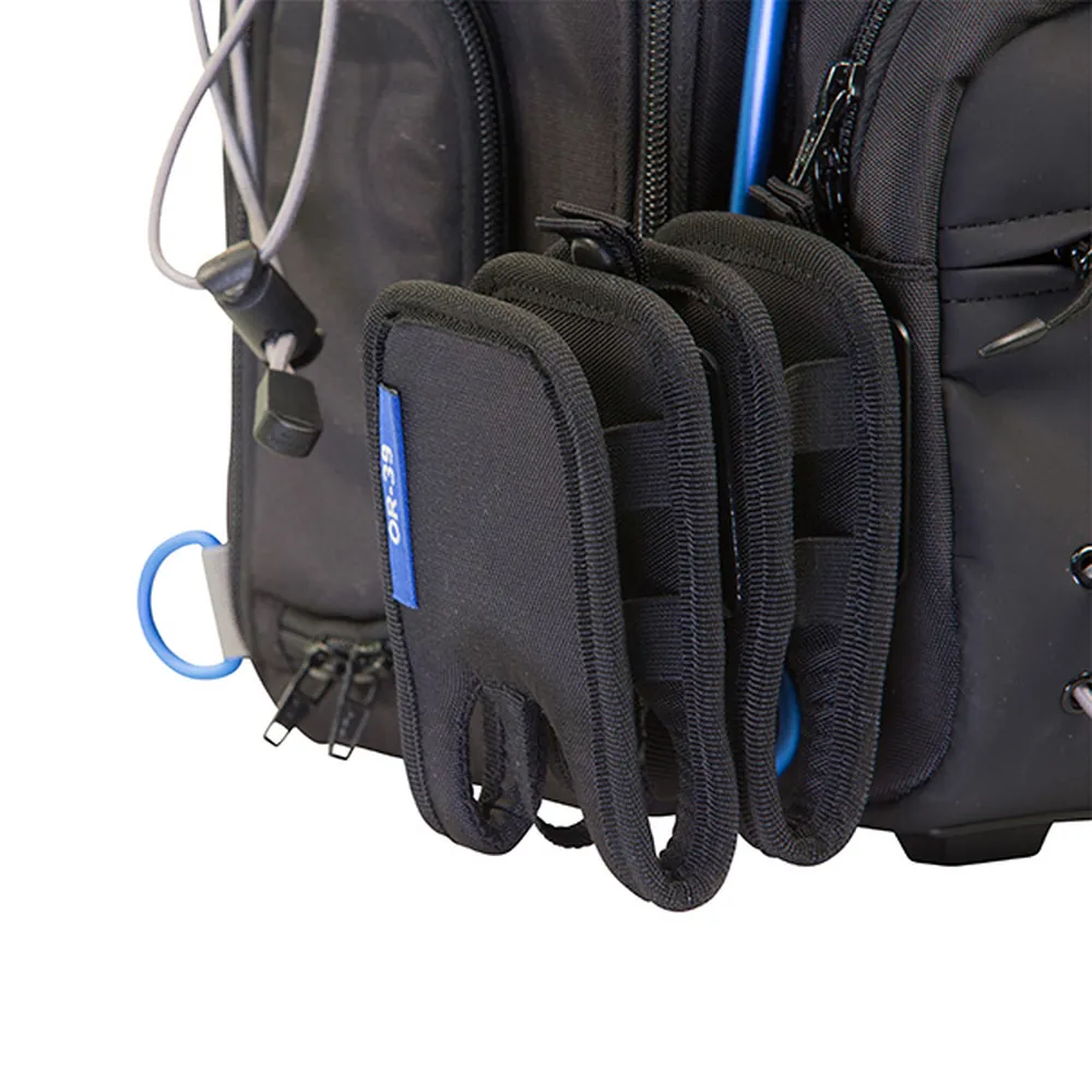ORCA OR-39 Double Wireless Pouch: mounted on an ORCA bag.