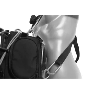 ORCA OR-400 Lightweight Sound Bag Harness: the harness from the side with a bag.