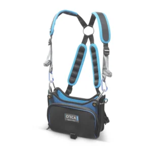 ORCA OR-410 Ultra-Lightweight Compact Sound Bag Harness: the harness holding a bag.