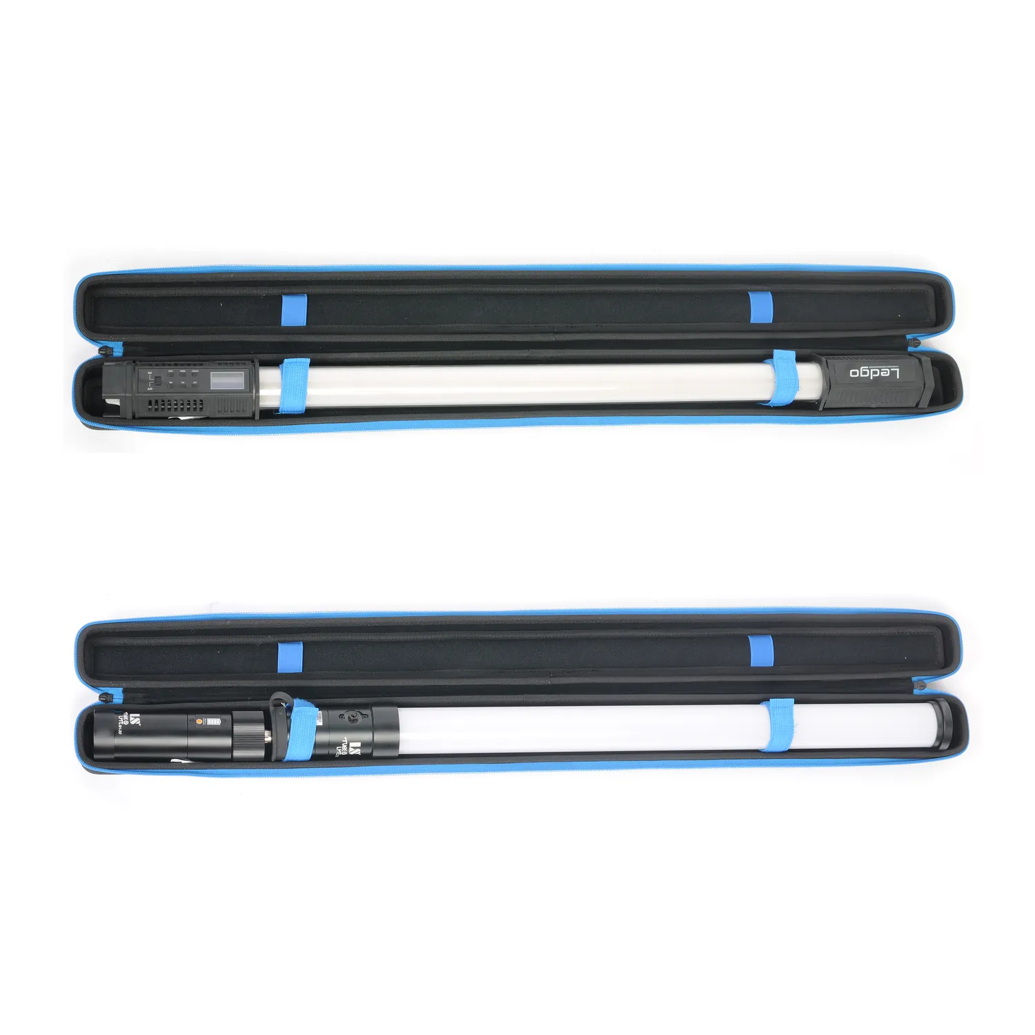 ORCA OR-434 Hard Shell Boom Pole Case (Large): two cases opened.