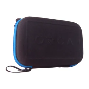 ORCA OR-65 Hard Shell Accessories Case (Extra Small): the case closed, from the side.