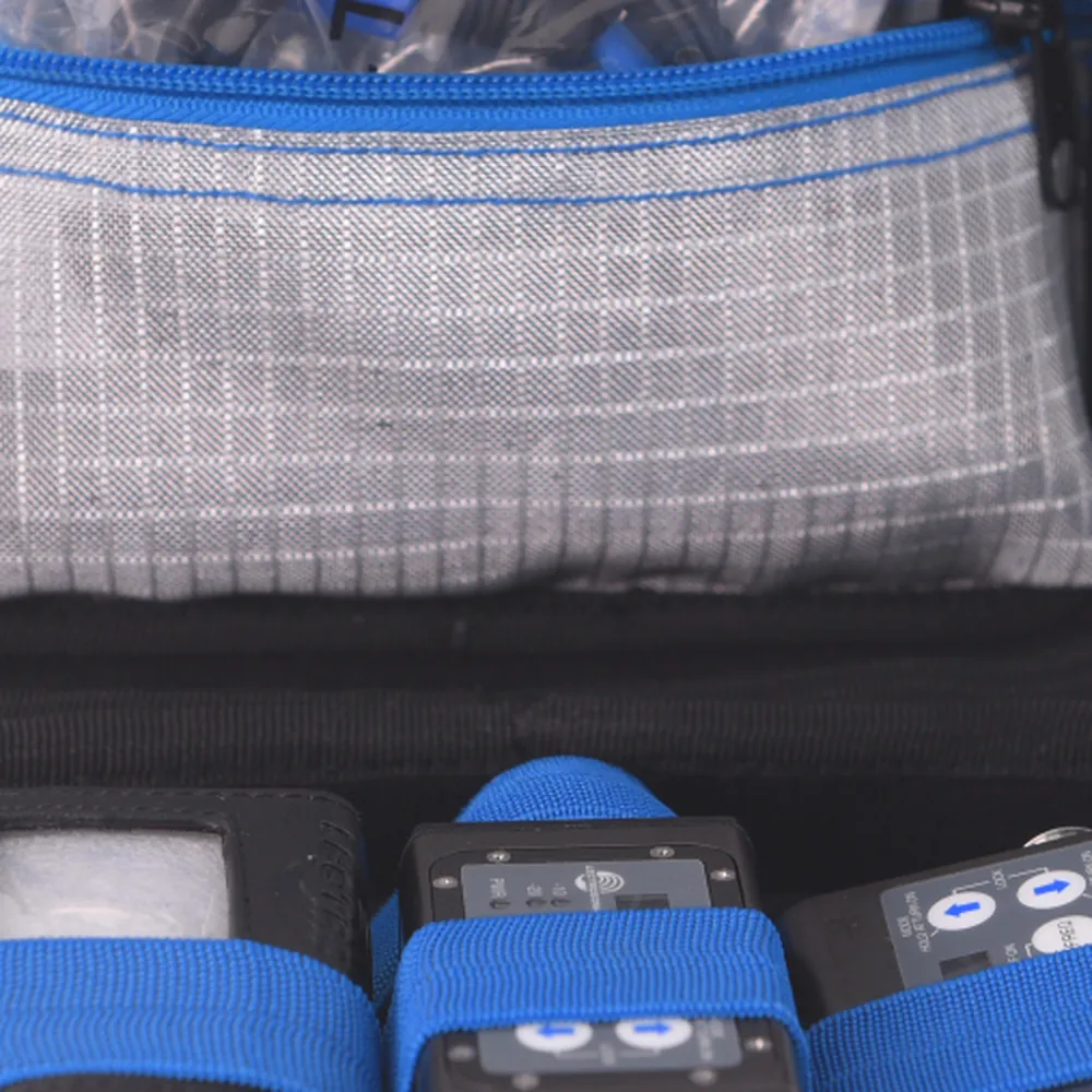 ORCA OR-65 Hard Shell Accessories Case (Extra Small): the mesh pocket and straps.