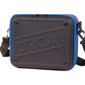 ORCA OR-67 Hard Shell Accessories Bag (Small): the case from the front corner.