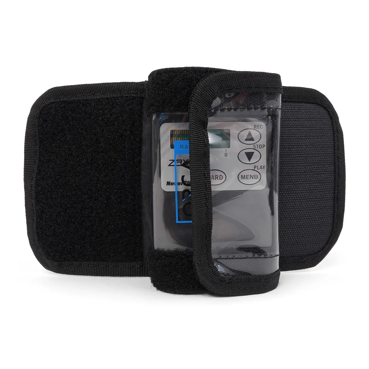 ORCA OR-78 Boom Pole Wireless Holder: wrapped around a transmitter.