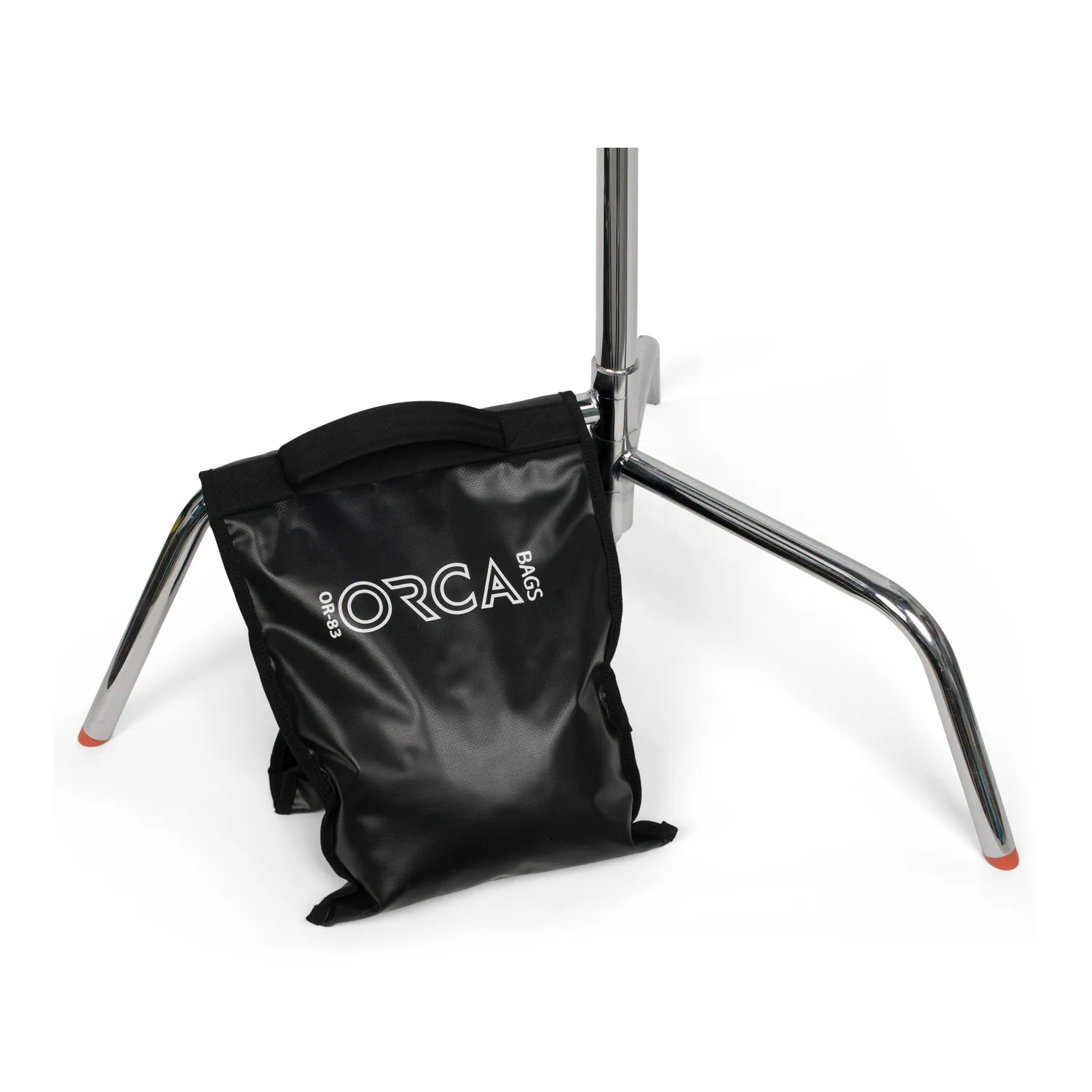 ORCA OR-83 Sand and Water Bag - Vertical (OR-83V): the OR-83V hanging on a stand.