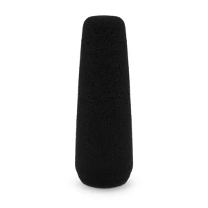 Radius 19/22 Shotgun Mic Foam Windshields, 12 cm foam standing upright.