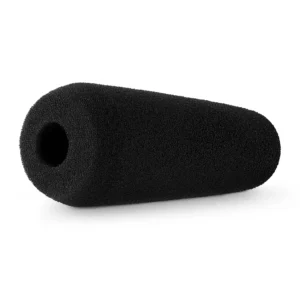 Radius 19/22 Shotgun Mic Foam Windshields, 12 cm foam on its side, showing the opening.