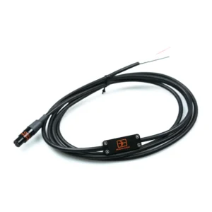 Remote Audio BCSHSCES Straight Headset Cable with Electret Mic: The straight headset cable with its in-cable mic and TA5F.