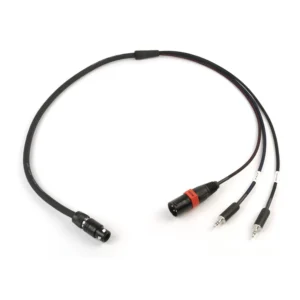 Remote Audio Boom Box v2 Mixer Fans - Sound Devices 552: The fan with its XLR3M and two 3.5 mm TRS plugs.