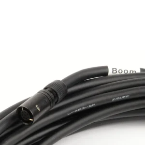 Remote Audio BCSX25 Extension Cable for Boom Box/Duplex Box (25 ft): A Neutricon connector on the coiled Canare cable.
