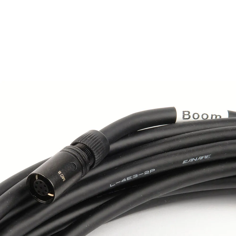 Remote Audio BCSX25 Extension Cable for Boom Box/Duplex Box (25 ft): A Neutricon connector on the coiled Canare cable.