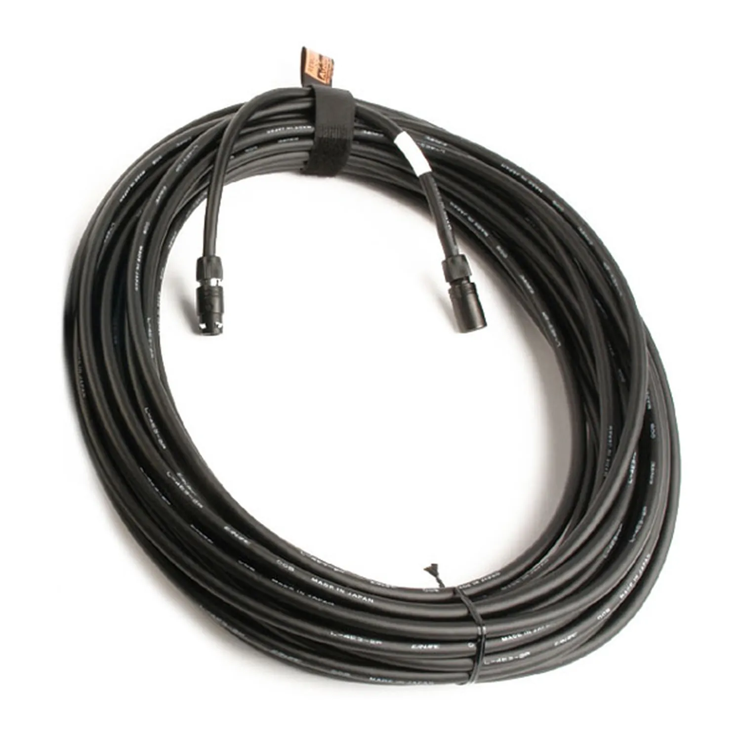 Remote Audio BCSX75 Extension Cable for Boom Box/Duplex Box (75 ft): The coiled black extension cable.