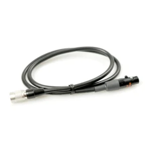 Remote Audio BDSCHT4F BDS Output Cable 4-Pin Hirose Male to TA4F: The cable with its 4-pin Hirose plug and TA4F.