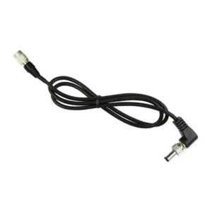 Remote Audio BDSCSQN BDS 4-Pin Hirose Male Output Cable: The cable with its right-angle coaxial plug and 4-pin Hirose.