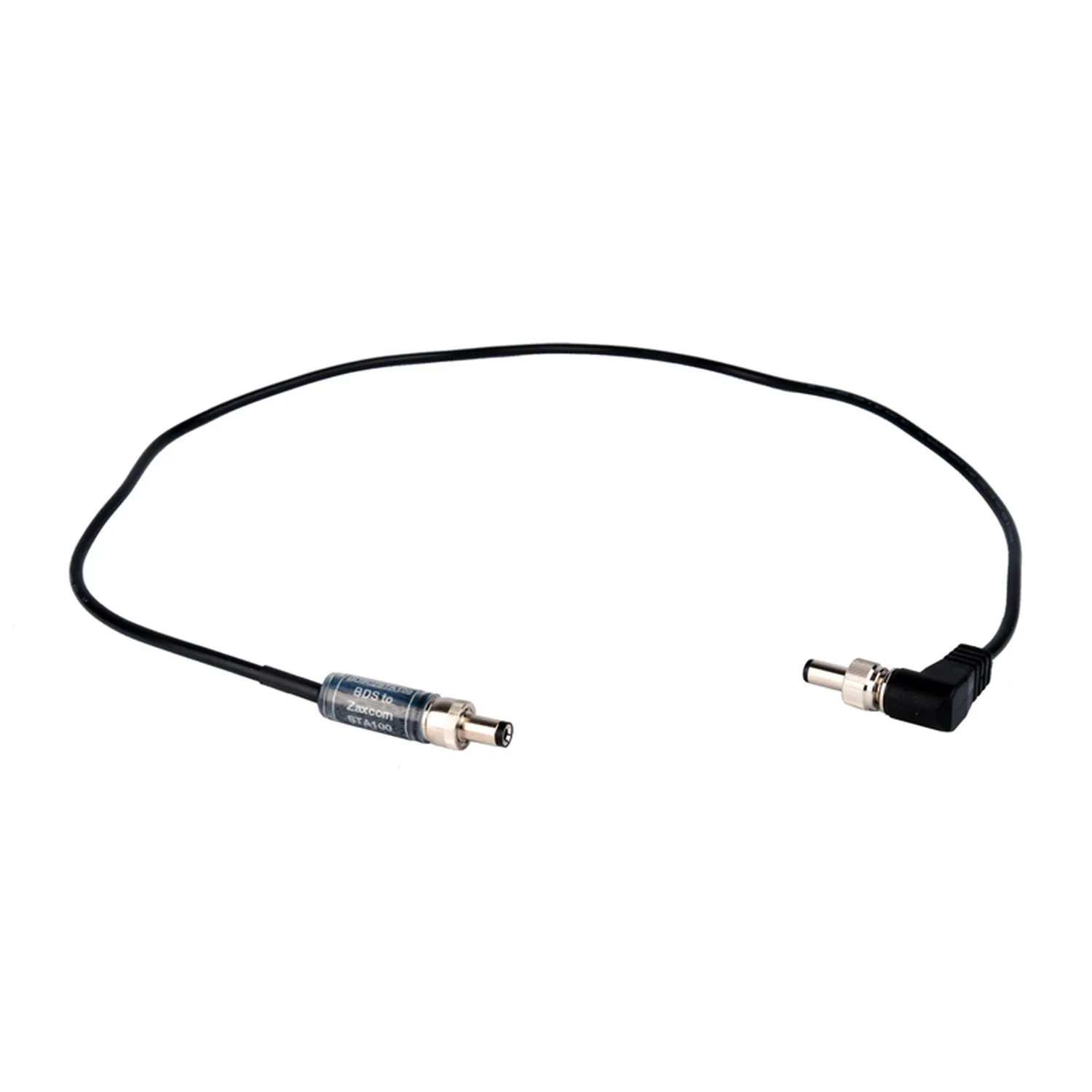 Remote Audio BDSCZSTA100 BDS Right-Angle Cable for Zaxcom STA: The cable with its right-angle BDS plug and locking 760K plug.