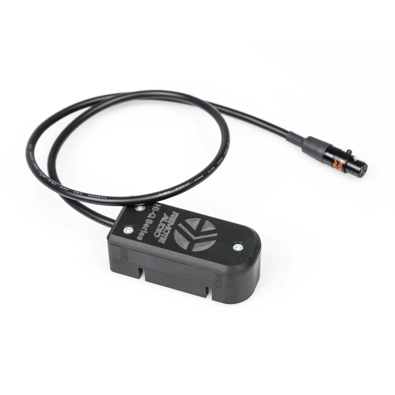 Remote Audio Hi-Q Battery Cup - TA4: Hi-Q battery cup with its TA4F cable.