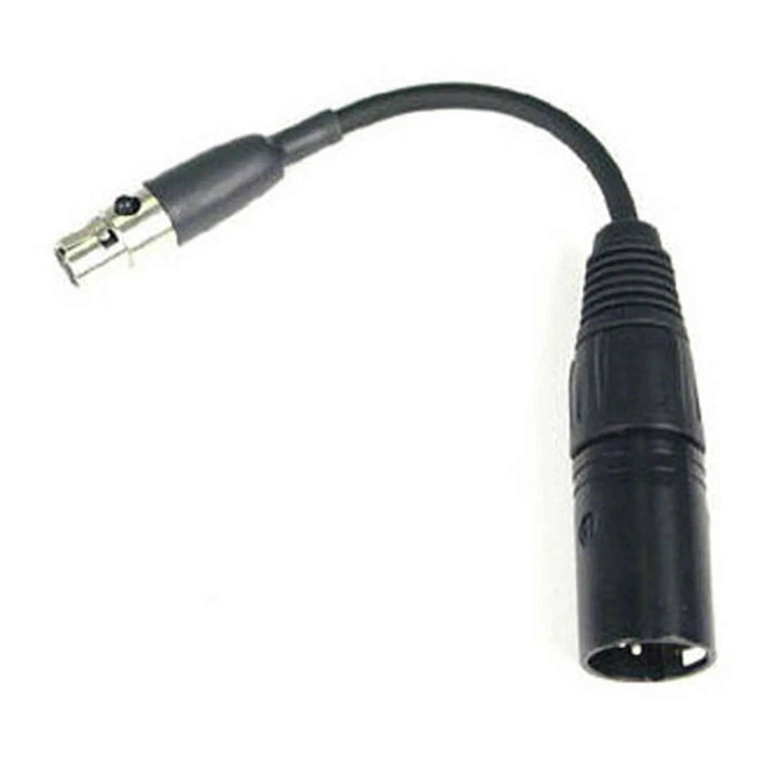Remote Audio BDSIN BDS 4-Pin XLR Male Input Cable: The short cable with its XLR4M and TA4F.