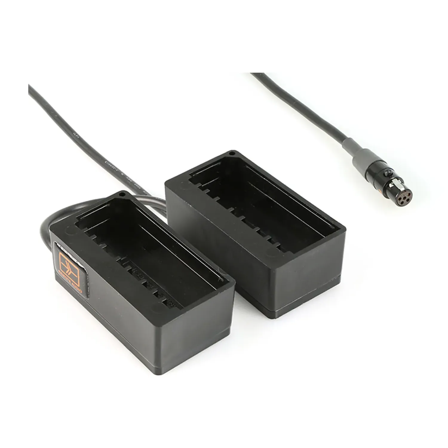 Remote Audio BDSNPADWX2 BDS Input Cable with Dual NP-1 Cups: The two NP-1 cups and their TA4F cable.
