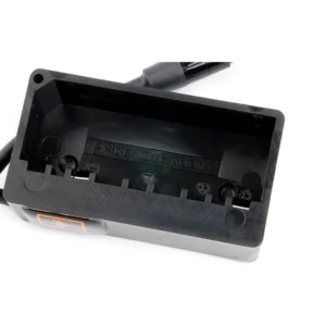 Remote Audio BDSNPADW BDS Input Cable for NP-1 Style Batteries: The NP-1 battery cup and its cable.