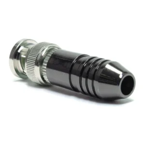 Remote Audio BNCMS BNC Plug: The BNC plug with its nickel housing.