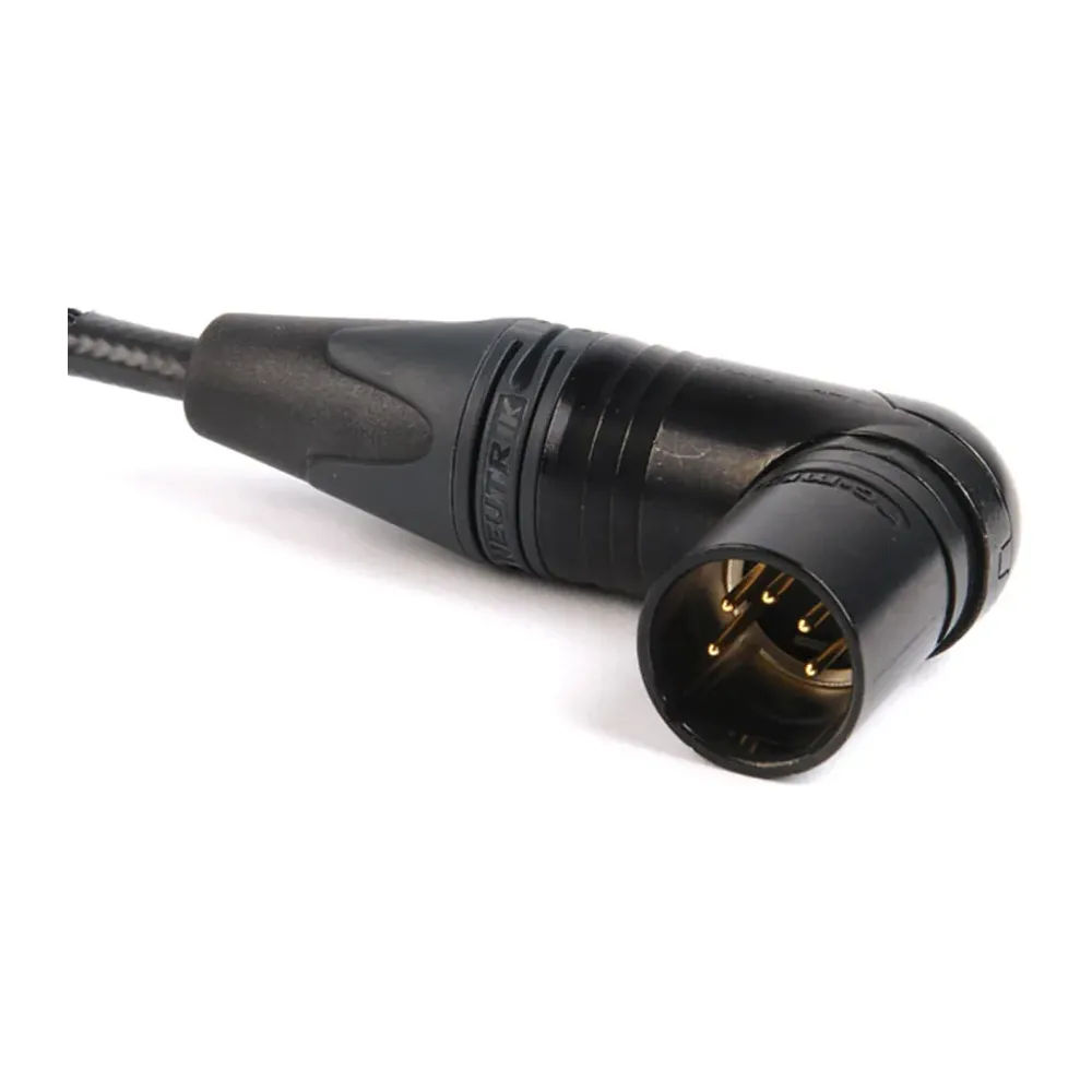 Remote Audio CABETACCOX5M Breakaway Camera End for ARRI Alexa: The right-angle XLR5M up close.