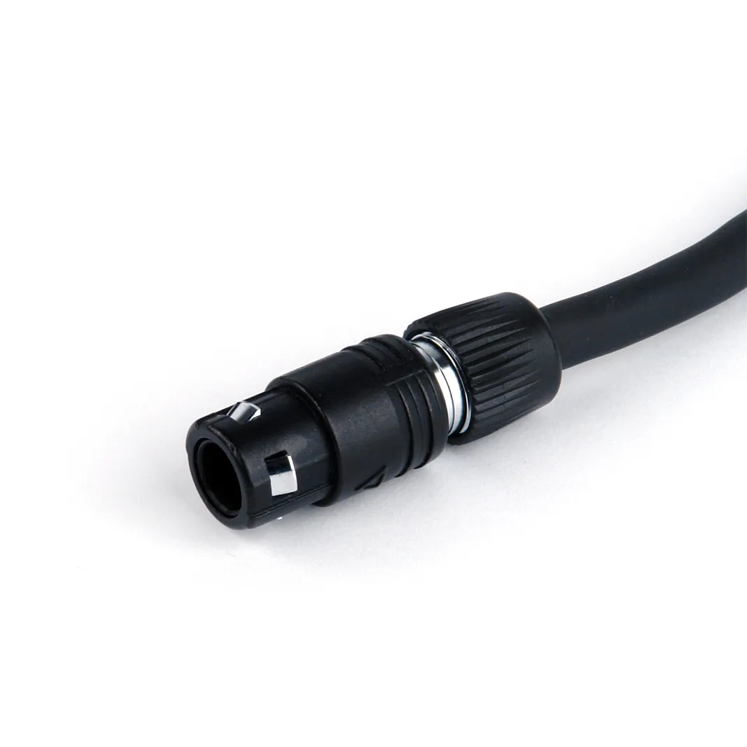 Remote Audio CABETAMIXSD7 Breakaway for Sound Devices 7 Series: The Neutricon plug up close.