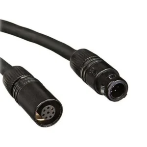 Remote Audio CABETATCEXT75 Breakaway Extension with Timecode (75 ft): The Neutricon female and male ends of the extension.