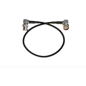 Remote Audio CABNCRA Timecode Jumper Cable: The 15 in jumper with right-angle BNC plugs.