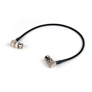 Remote Audio CABNCRA Timecode Jumper Cable: The 15 in jumper with right-angle BNC plugs.