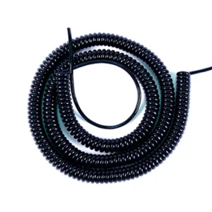 Remote Audio CACC4PLUS1 Bulk Coiled Cable for Talkback Headsets: The coiled cable with its 12 in tails.