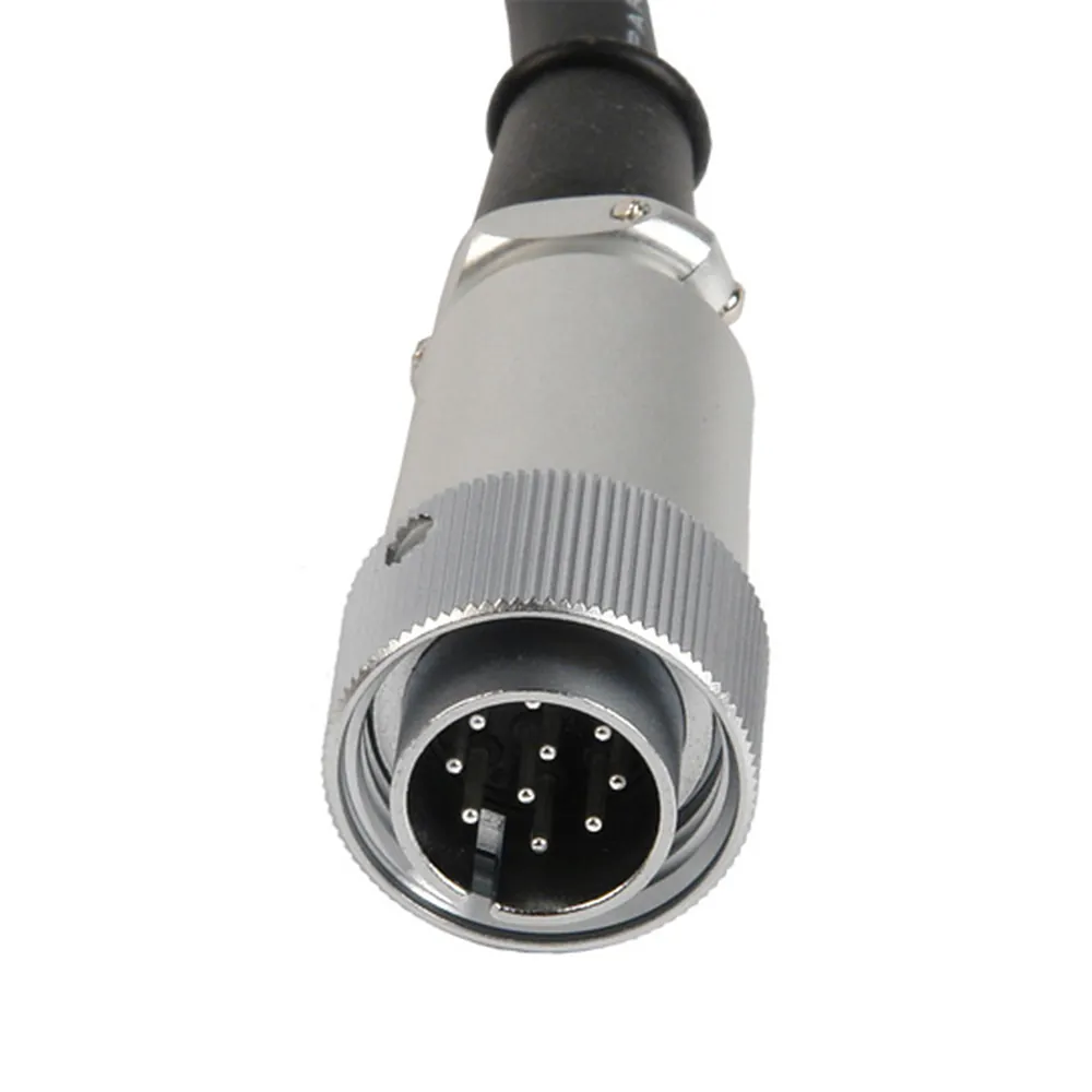 Remote Audio CADEV16F12IN 4-Channel Input Breakout for Zaxcom Deva 16: The 10-pin Hirose connector up close.
