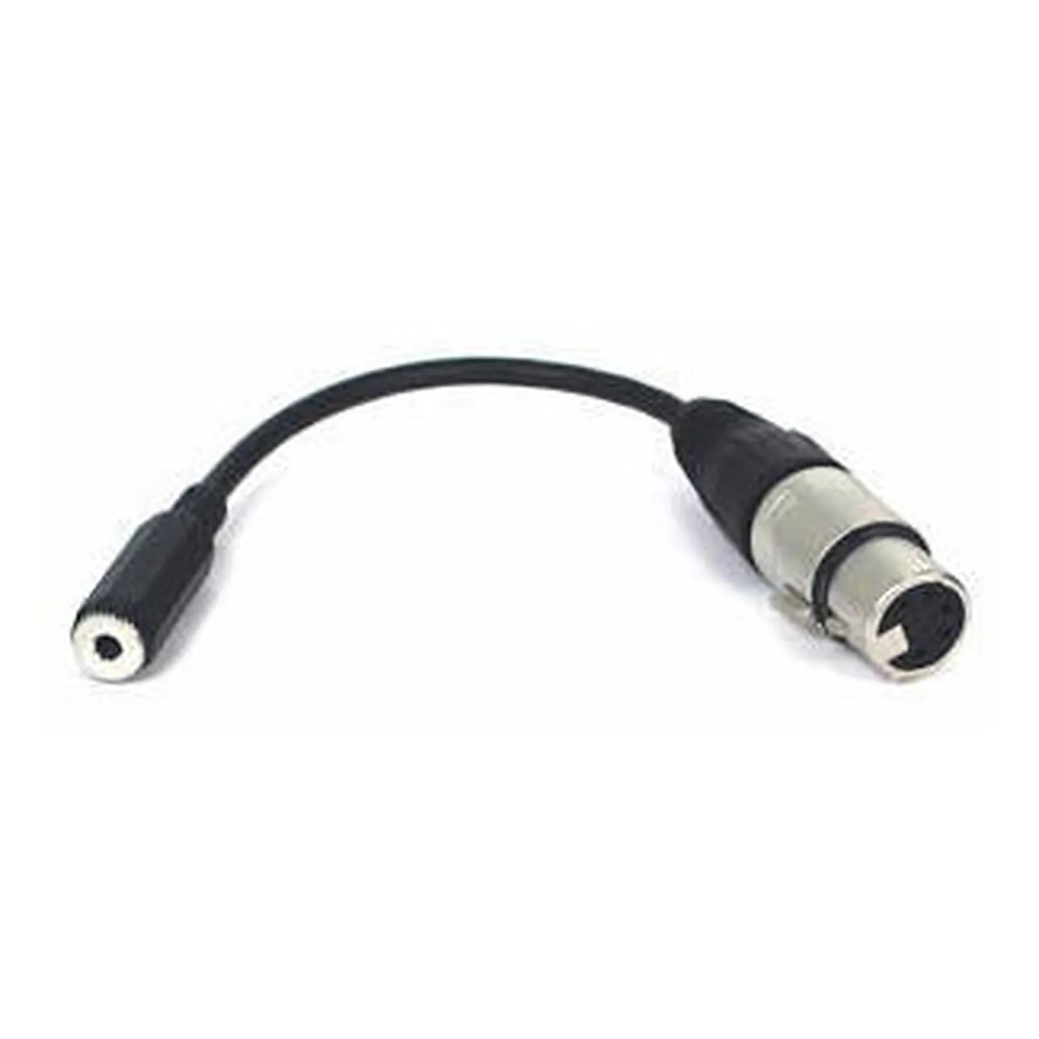 Remote Audio CAHDX5F1/8FS Stereo Adapter for Breakaway Return: The adapter with its XLR5F and 3.5mm TRS jack.