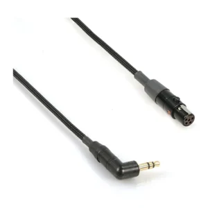 Remote Audio CALEC1/8T5FS Unbalanced Adapter for Lectrosonics: The right-angle 3.5 mm TRS plug and the TA5F connector.