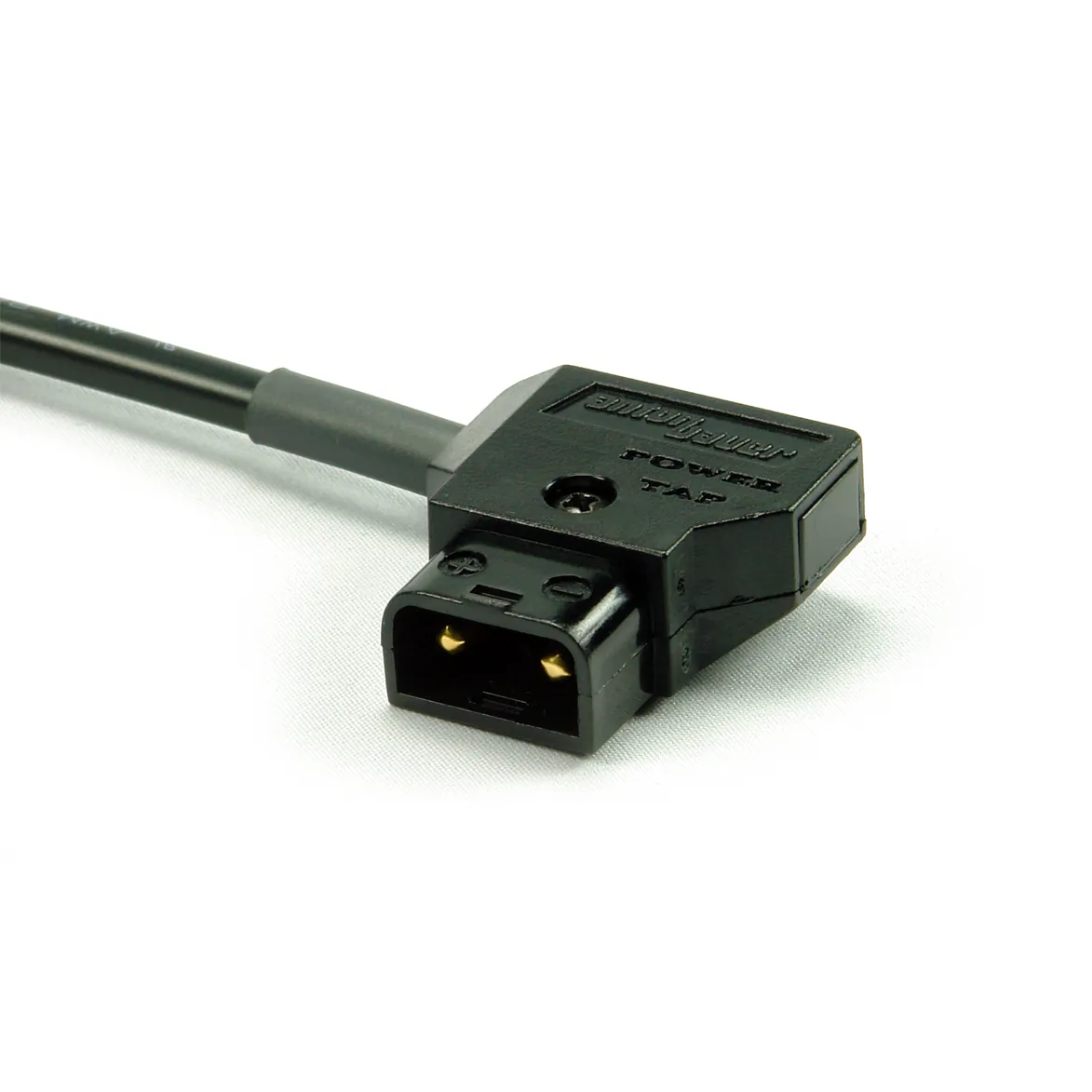 Remote Audio CALEPWRBLOCKTAP D-Tap to Lectrosonics LZR Power Cable: The D-Tap plug up close.