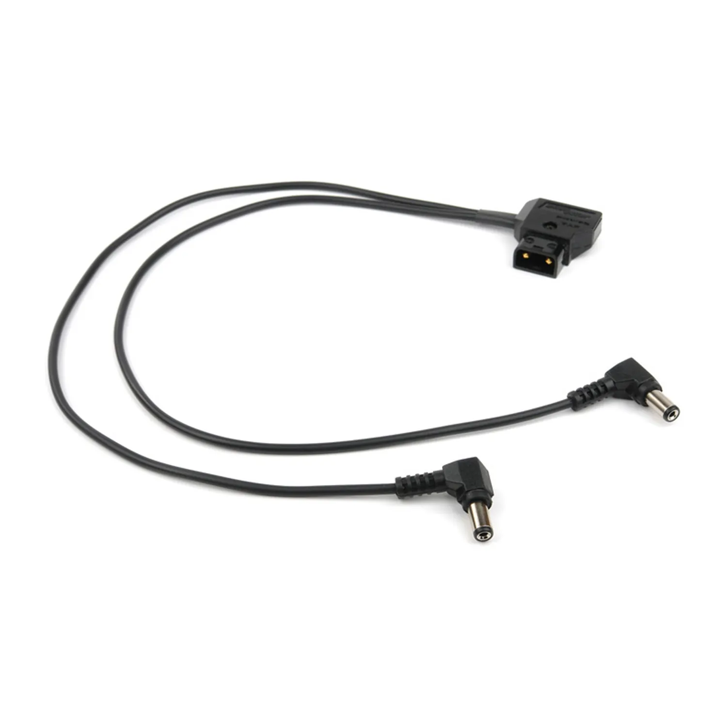 Remote Audio CALEPWRBTAPY DC Power Y-Cable PowerTap to S760: The Y cable with its PowerTap plug and two right-angle coaxial plugs.