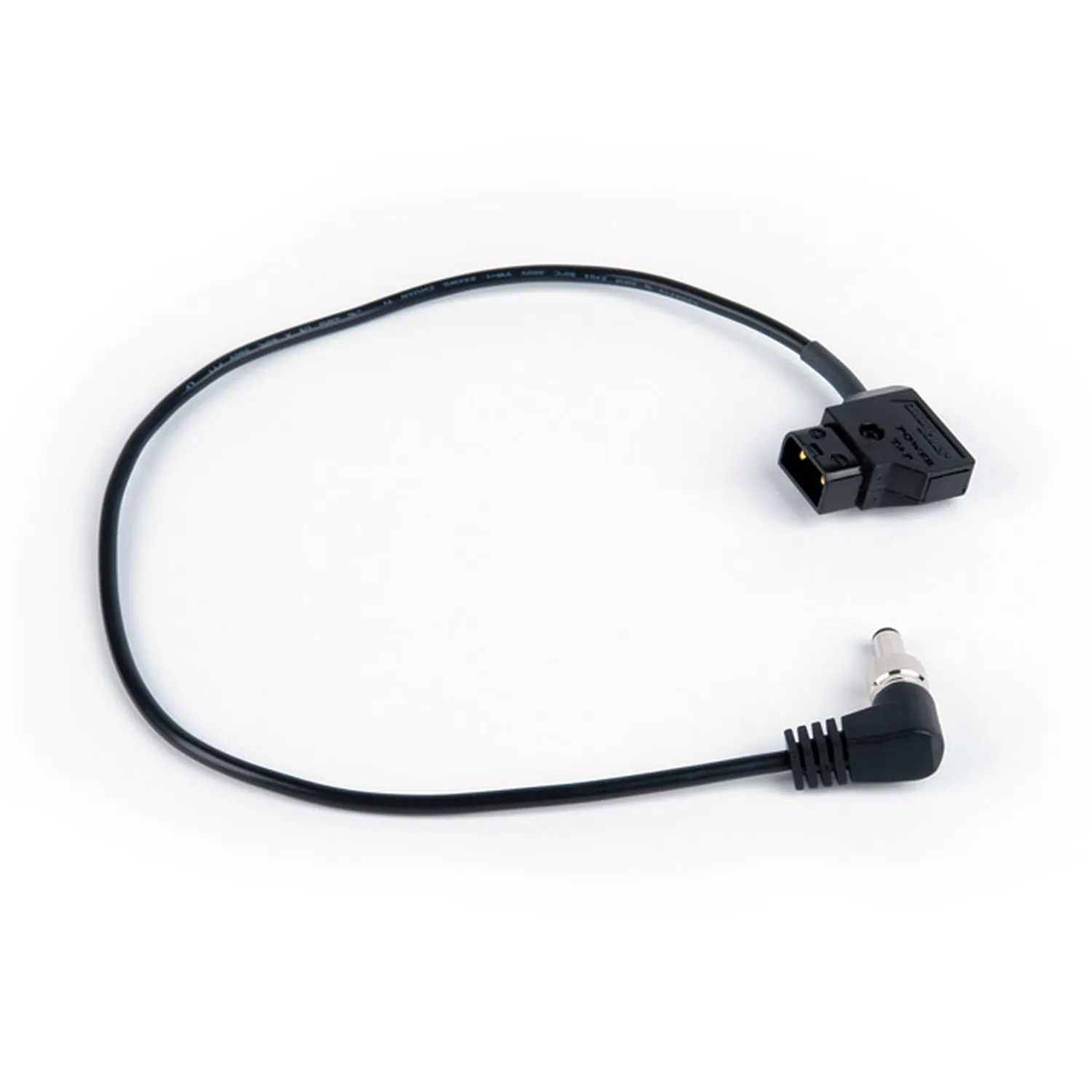 Remote Audio CAPTAP761 DC Power Cable for Zaxcom Wireless: The cable with its PowerTap plug and right-angle locking coaxial plug.