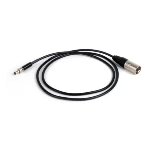 Remote Audio CAPWRX4M761 DC Power Cable for Zaxcom Wireless: The cable with its XLR4M and locking coaxial plug.