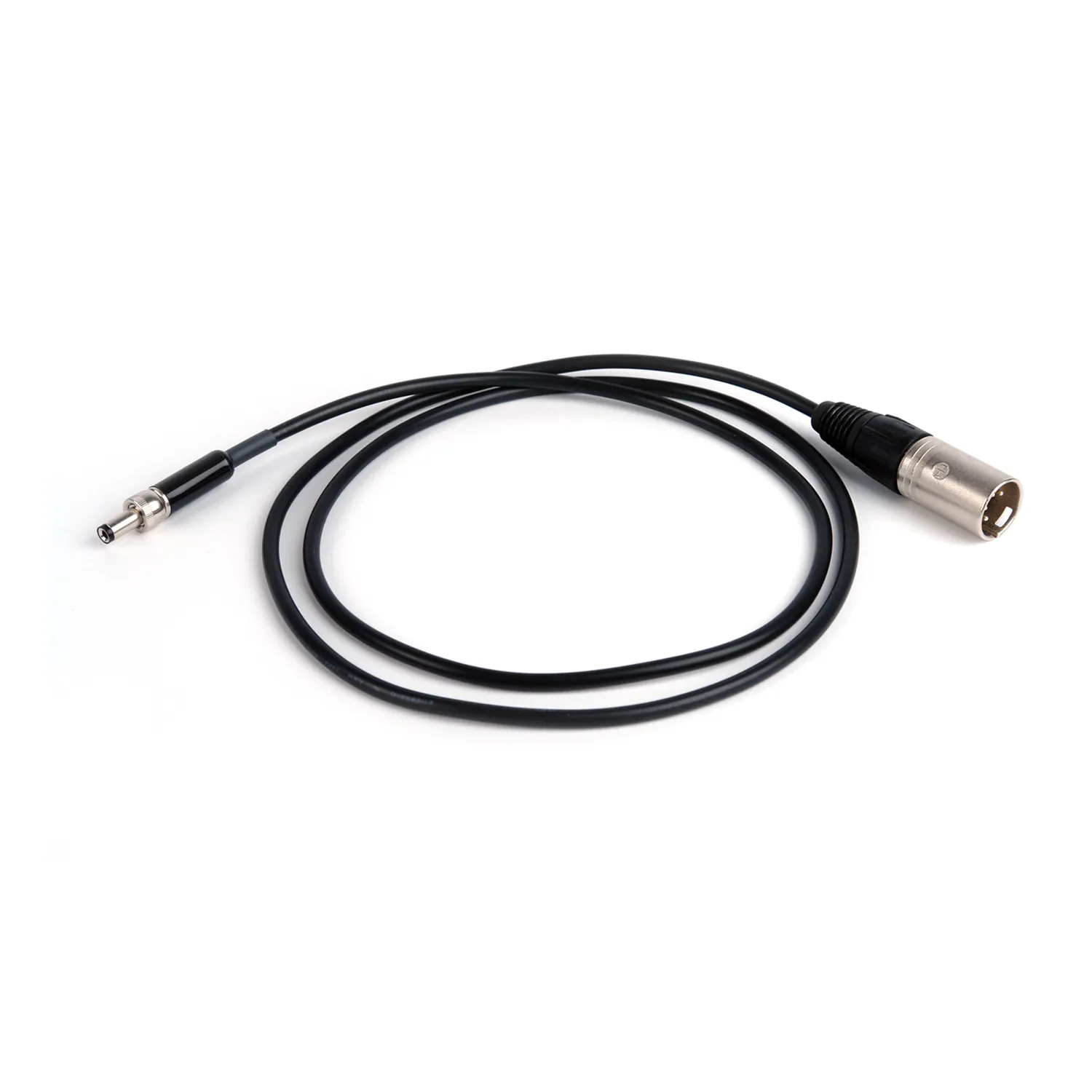 Remote Audio CAPWRX4M761 DC Power Cable for Zaxcom Wireless: The cable with its XLR4M and locking coaxial plug.