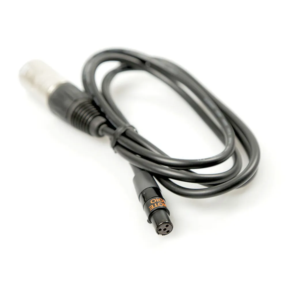 Remote Audio CAPWRX4MT4F DC Power Cable XLR4M to TA4F: The cable from the TA4F end.