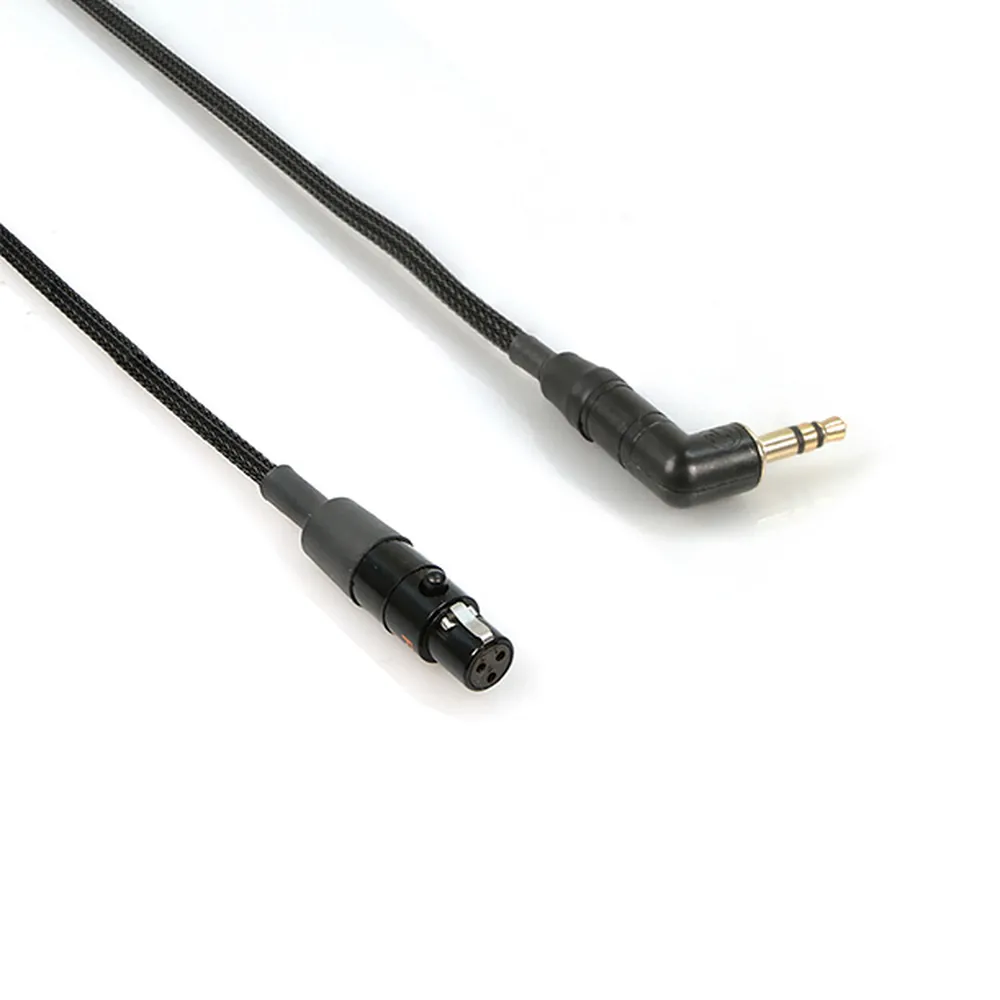 Remote Audio CASDTD Adapter Cable for Tape/Mix Out TA3F to 3.5mm: The TA3F and the right-angle 3.5 mm plug up close.