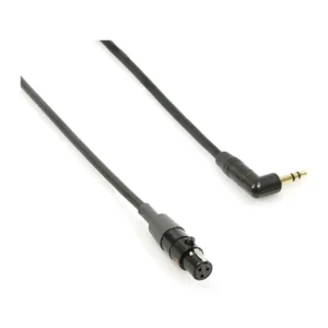 Remote Audio CASDTMD Adapter Cable for Tape/Mix Out TA3F to 3.5mm: The TA3F and right-angle 3.5 mm plug up close.