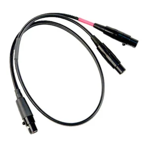 Remote Audio CASDTYLEC Tape/Mix Breakout Cable to Lectrosonics: The breakout with its TA3F and two TA5F leads.